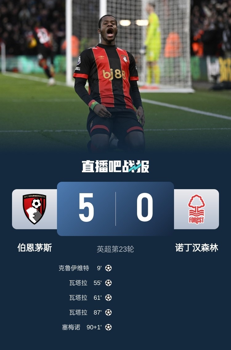 九游官网-关于伯恩茅斯客场不敌，降级压力增加的信息