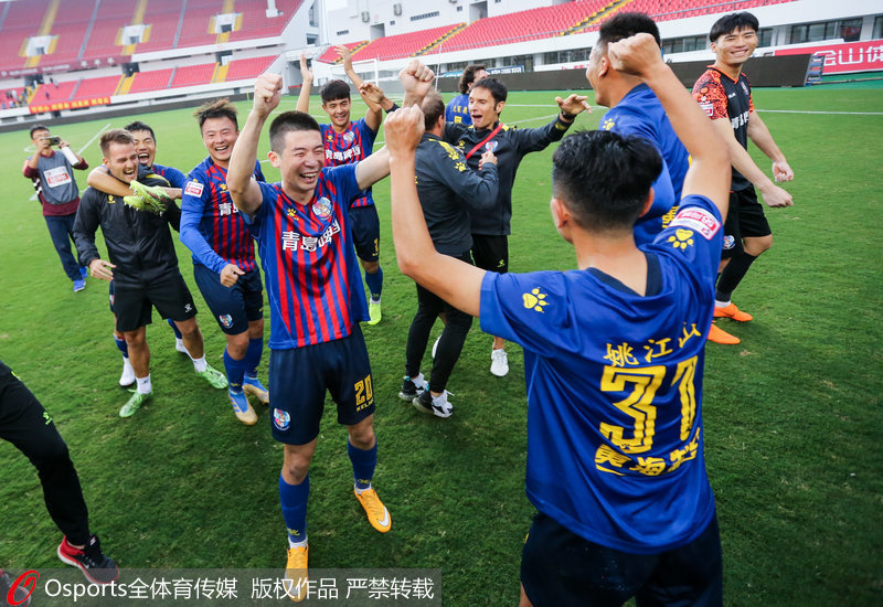 九游体育直播-包含青岛黄海志在冲超，全队士气高涨的词条