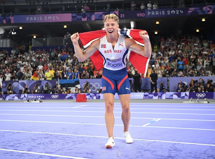 挪威田径选手再获金牌，精彩表现